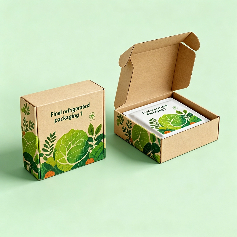 Custom Printed Eco Friendly Kraft Shipping Box Corrugated Mailer Packaging For Sustainable Product Delivery